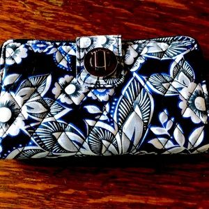 Vera Bradley turn lock wallet